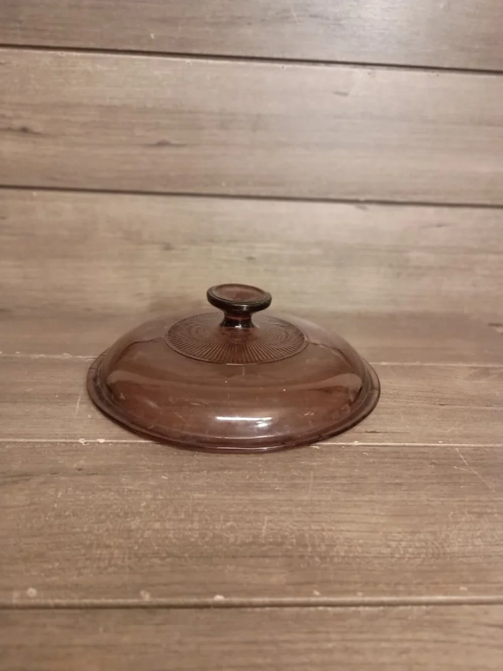 Vintage Pyrex V-2.5-C Cranberry 8.5